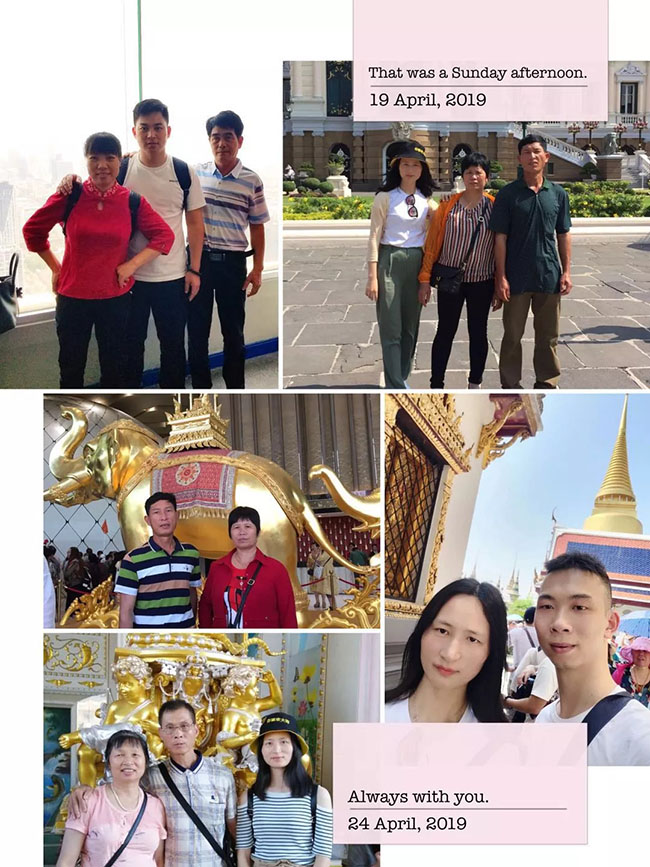 员工携父母乐游泰国